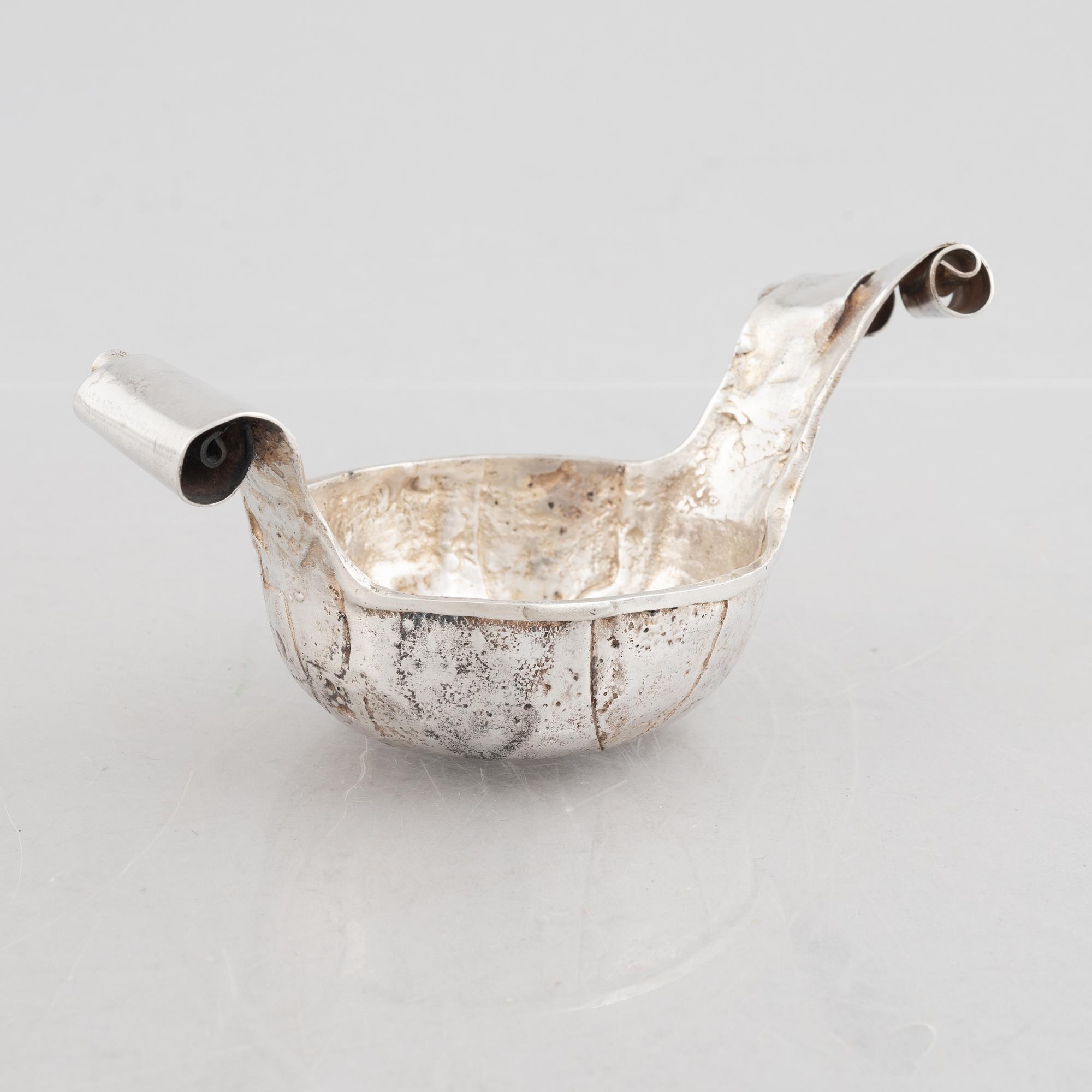 Lars Arby, kåsa, sterling silver, Göteborg 1978.