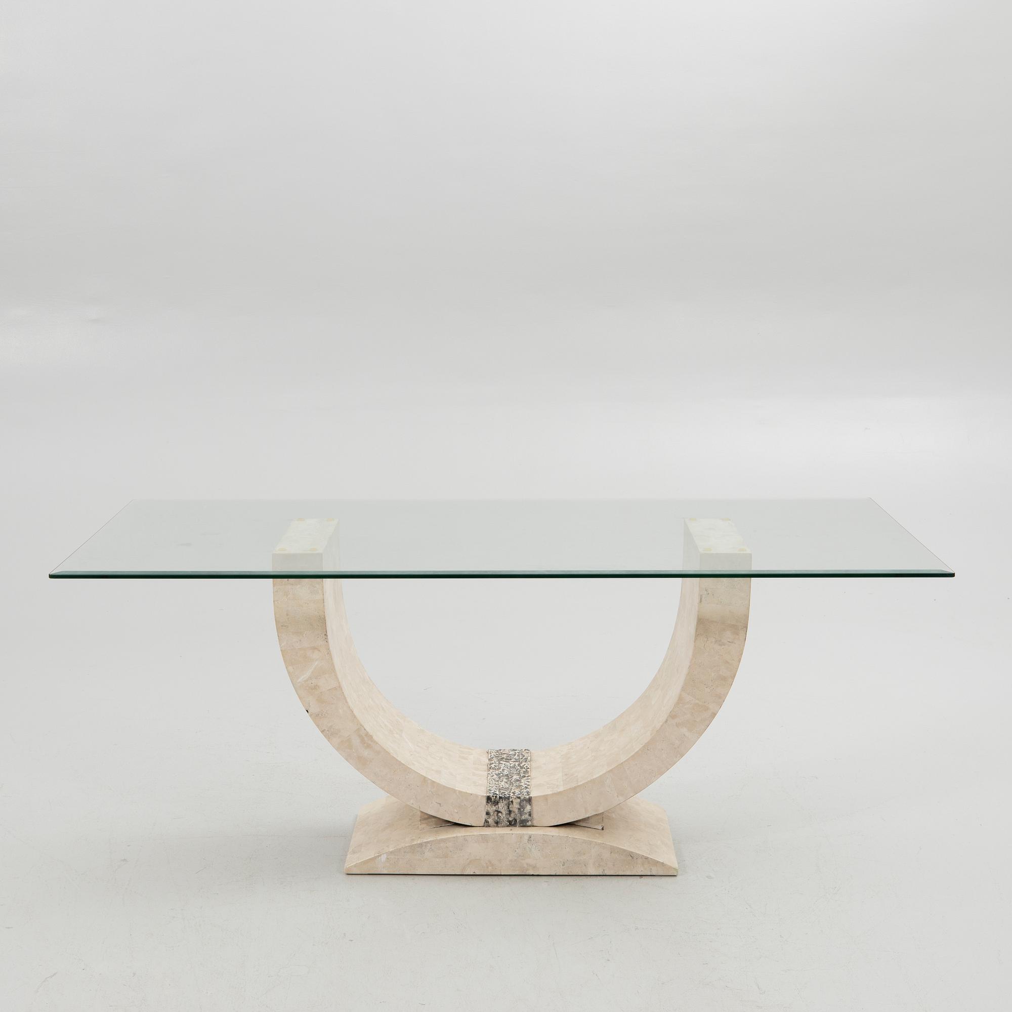 Dining table, probably Italy, later part of the 20th century.
