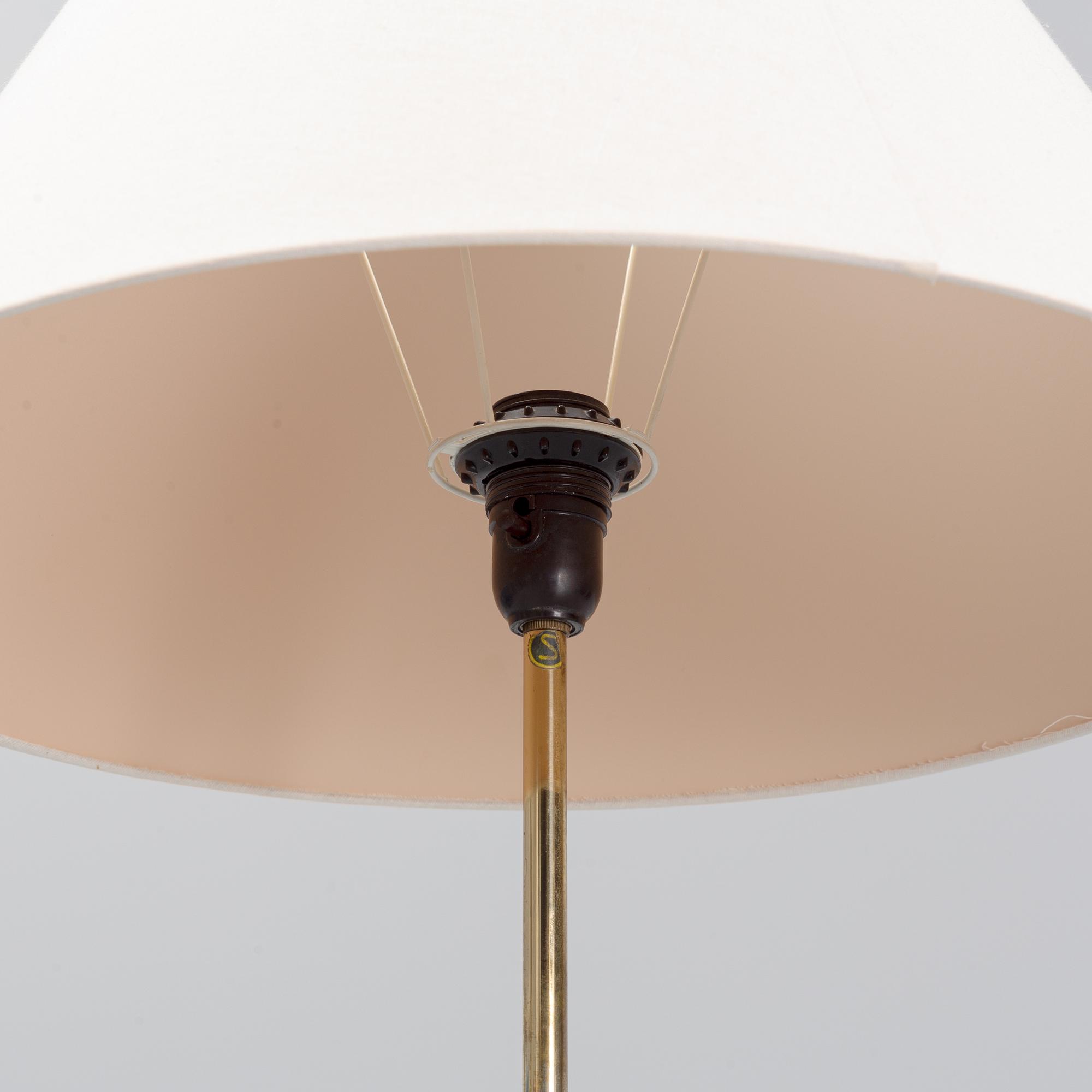 Golvlampa, Bergboms, 1900-talets andra hälft.