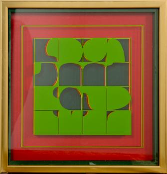 BECK & JUNG, multiplar, 2 st, sign, dat 1971 och numr 16/100 resp 41/100.