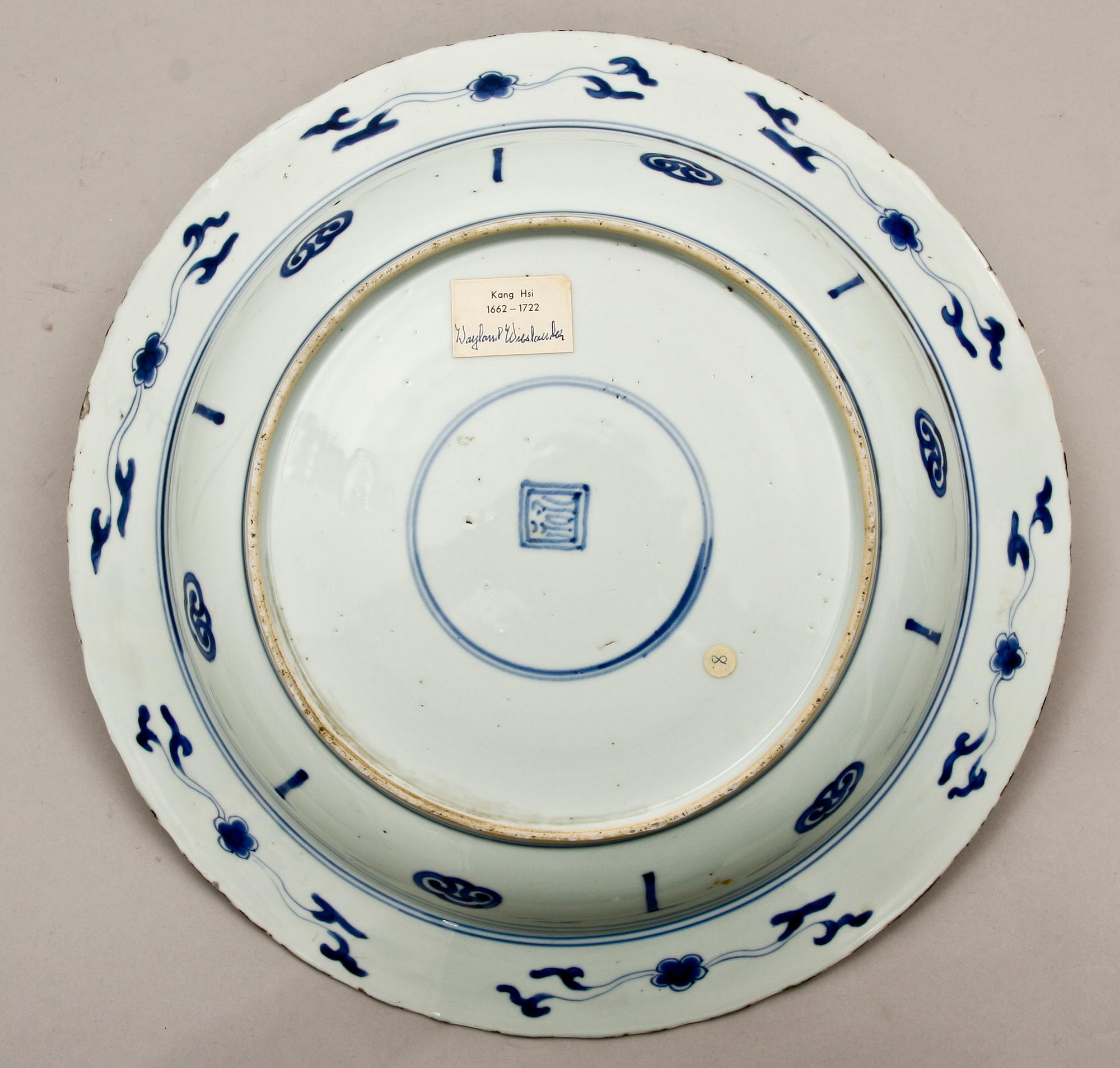 FAT, porslin. Qing dynastin, Kangxi (1662-1722).