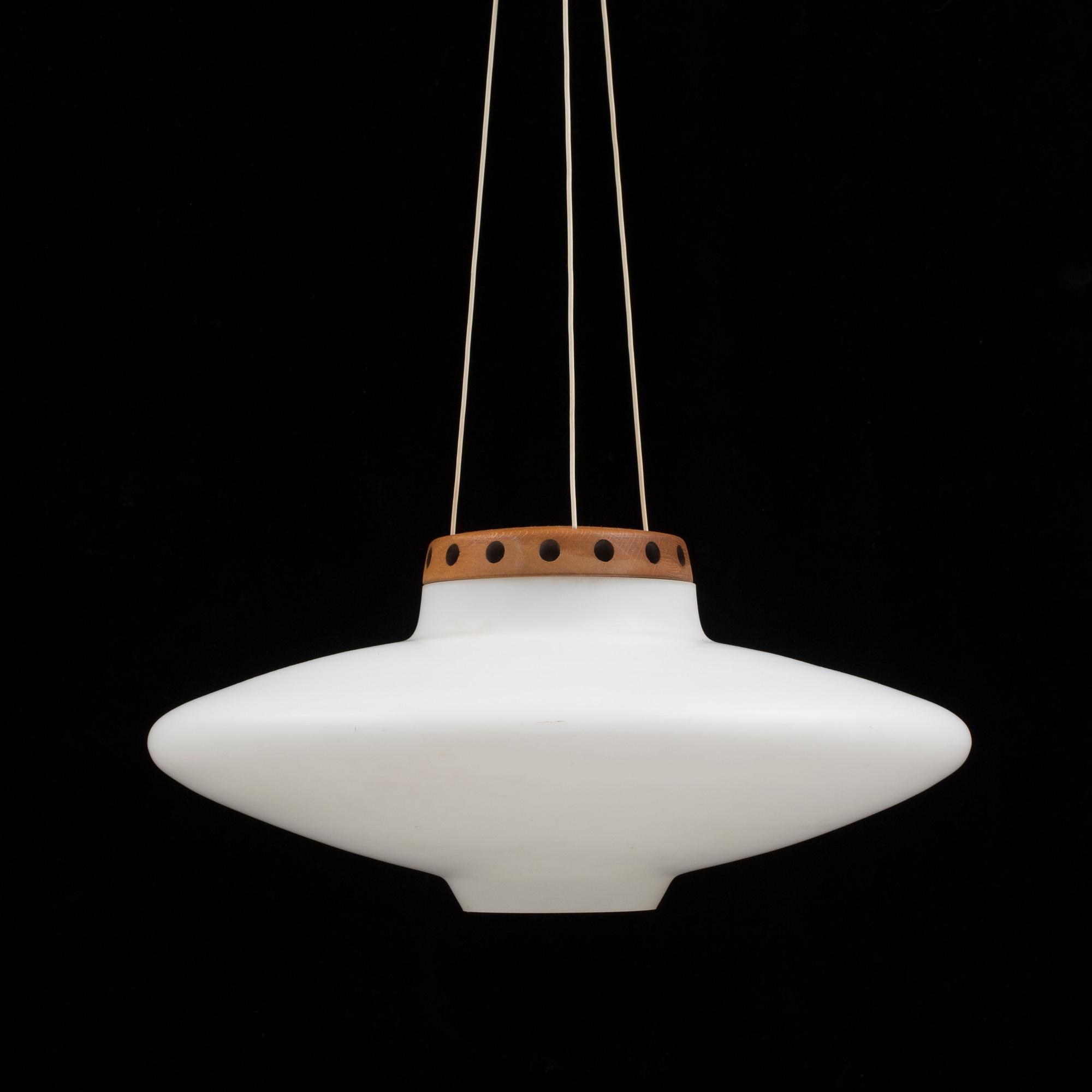 A "Ufo" ceiling light, Luxus, Sweden, 1960s.