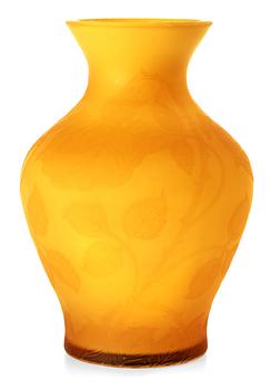 791. An Axel Enoch Boman Art Nouveau cameo glass vase, Reijmyre 1917.