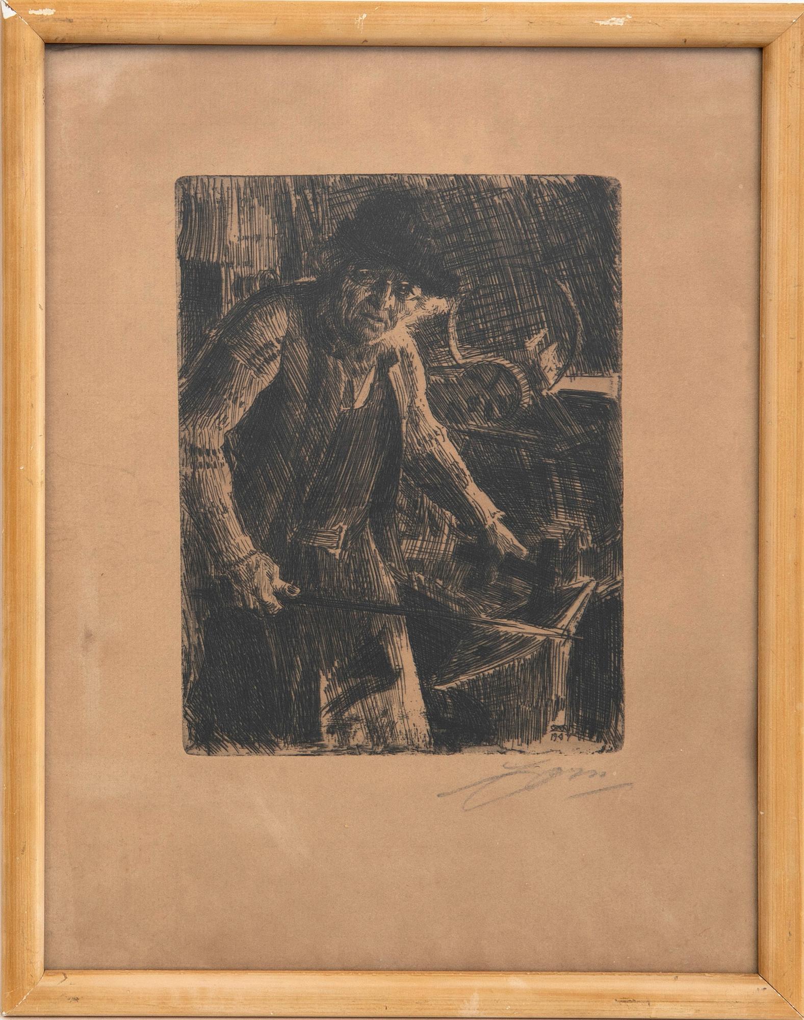 Anders Zorn, The Master Blacksmith.