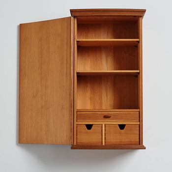 James Krenov, a wall cabinet, executed in his own workshop, Bromma, Sweden ca 1965.
