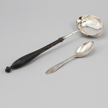 SLEV samt SKED, silver, Sverige, 1799 samt 1800-talets början.