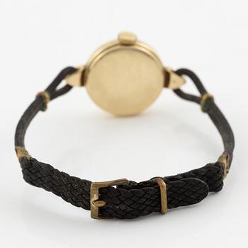 Certina, wristwatch, 14K gold, 20 mm.