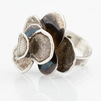 Claës Giertta, ring silver, Stockholm 1970.