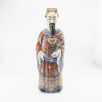 A Chinese porcelain figure, 20th century.