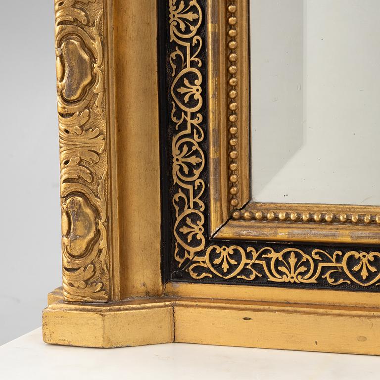 A late 19th Century mirror.