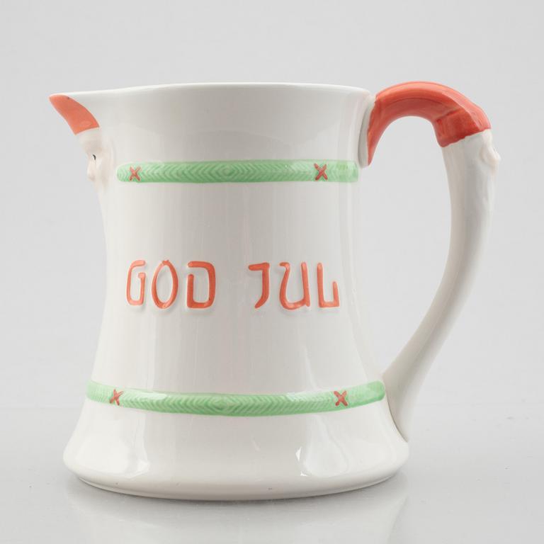 A 62-piece Christmas "God Jul" porcelain dinner service, Rörstrand/old Gustavsberg, Sweden.