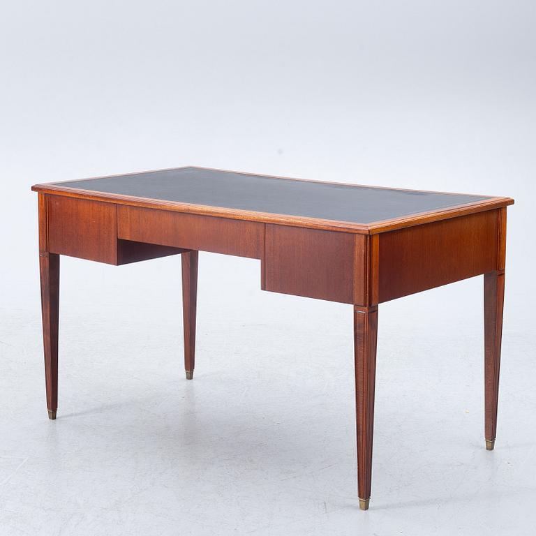 A Gustavian style desk, mid-20th century.