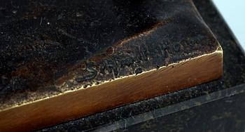 OTTO SCHMIDT-HOFER, brons, sign.
