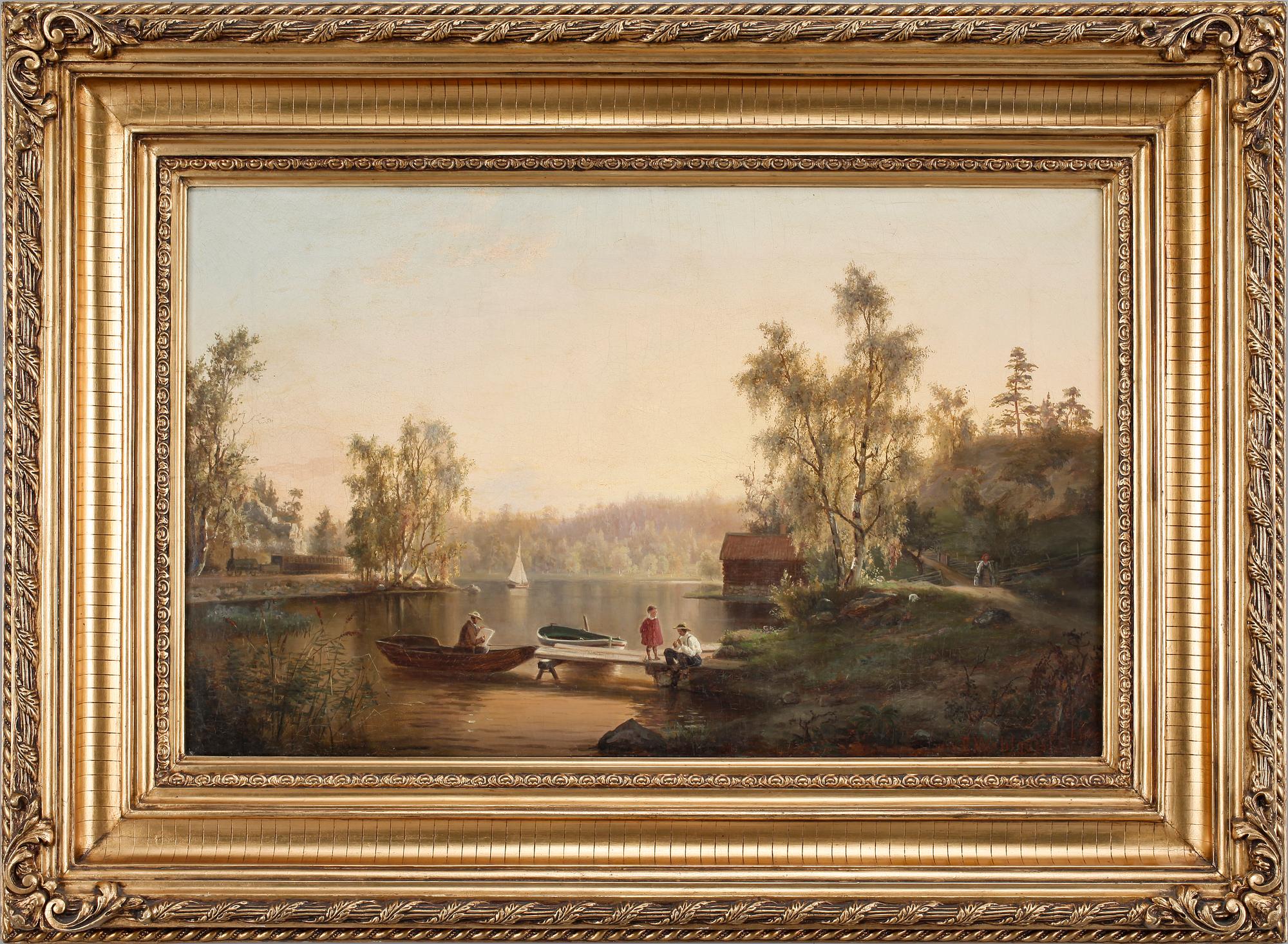 ERNFRIED WAHLQUIST, olja på duk. Sign o otydl dat.