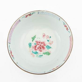 Bowl, company porcelain. Qing Dynasty, Qianlong period (1736-95).