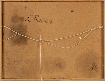 Leida Rives-Elfvén, oil on masonite, signed.