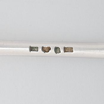A Swedish 19th century silver 94 piece table-cutlery, mark of Gustaf Möllenborg, Stockholm 1896.