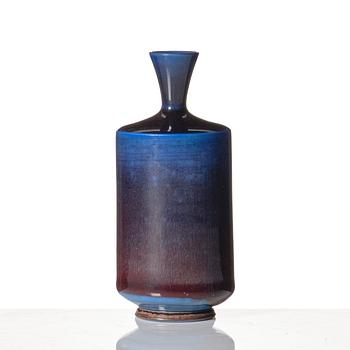 Berndt Friberg, a set of 4 vases and 3 bowls, Gustavsberg studio, Sweden 1961-71.
