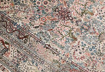 Matta, silke, orientalisk, ca 184 x 116 cm.