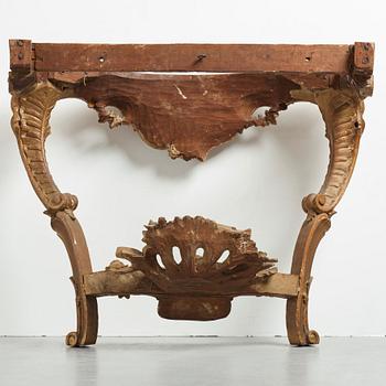 KONSOLBORD, Stockholmsarbete, 1700-talets andra hälft, Rokoko.