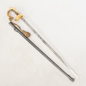 Sabre Swedish, for infantry officer, late 19th century.