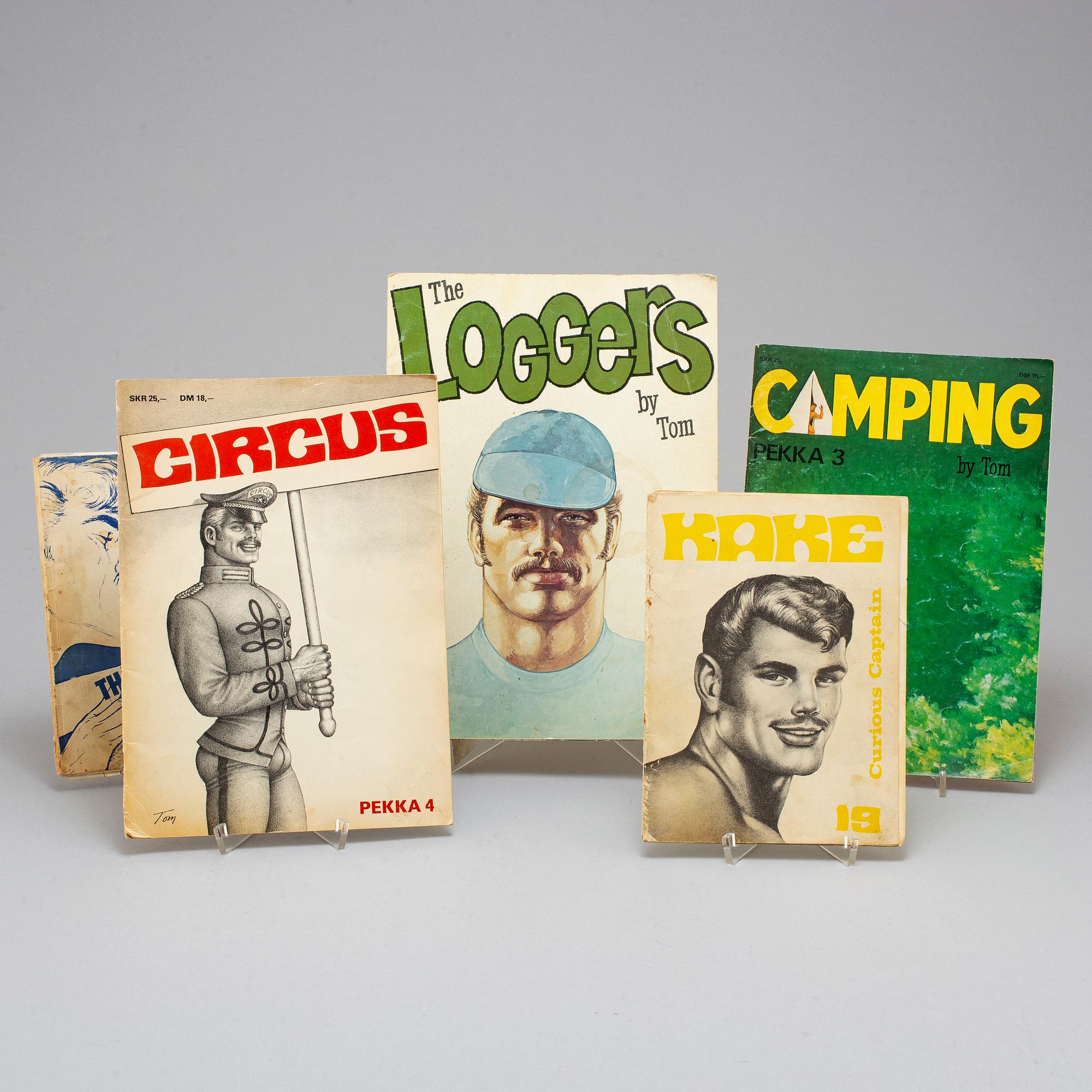 TOM OF FINLAND, five magazines.