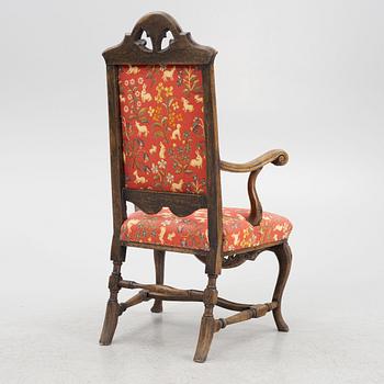 Karmstol, barock, nordeuropa, omkring år 1700.