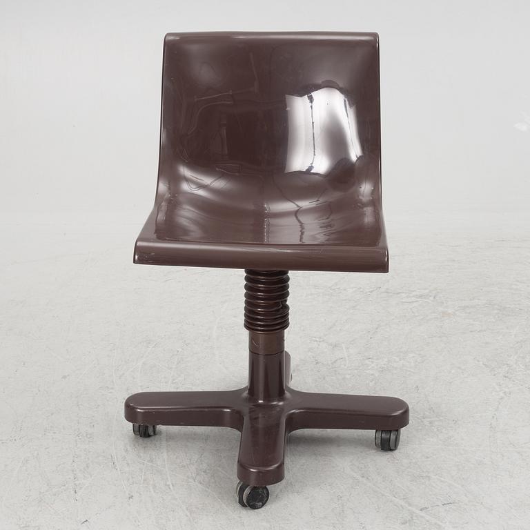 Ettore Sottsass, desk chair, "Synthesis", Olivetti, Italy, 1970s.