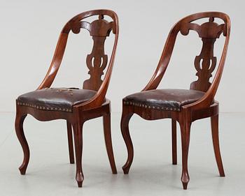 STOLAR, ett par, sk Göteborgsstolar, 1900-talets början.