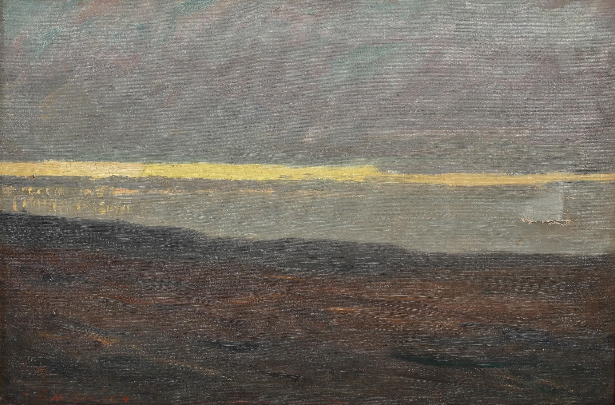 GOTTFRID KALLSTENIUS, olja på duk, signerad.