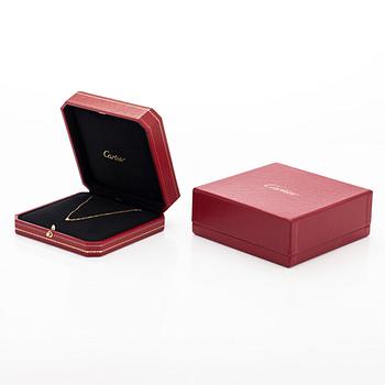 Cartier, kaulakoru, "d'Amour", 18K kultaa ja briljanttihiottu timantti, noin 0.05 ct.