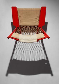 Hans J. Wegner, "The Web Chair", model "JH 719", Johannes Hansen, Denmark, post 1968.