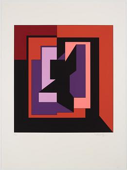 Victor Vasarely, portfolio with 5 silkscreen in colours, signed 60/150.