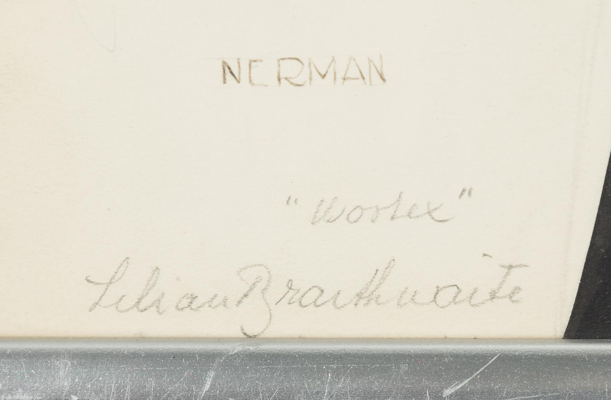 Einar Nerman, ink drawing, signed.