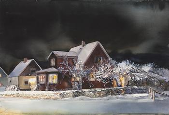 876. Lars Lerin, Untitled.