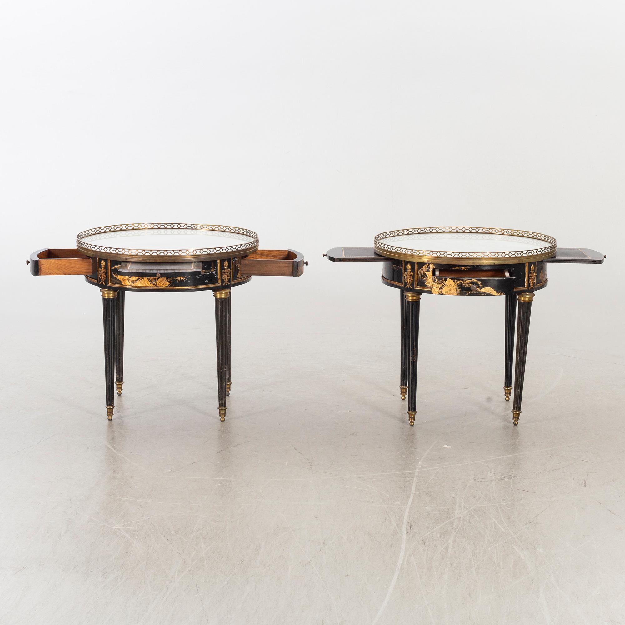 A pair of Spanish mid 20th century tables.