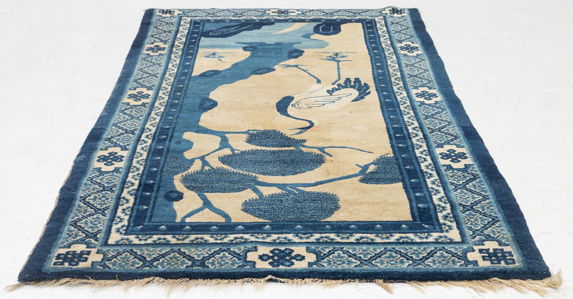 Carpet, China, Baotou, approx. 185 x 97 cm.