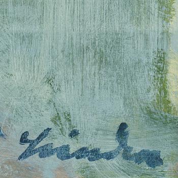 HELGE LINDEN, oil on panel, signed.