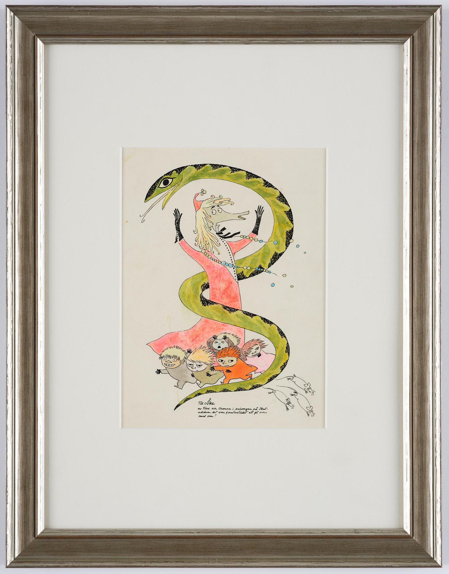 Tove Jansson, Fillyjonk with a snake.