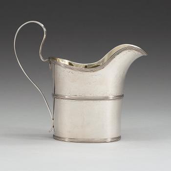 A Swedish early 19th century cream-jug, makers mark of Nils Limnelius, Stockholm 1810.
