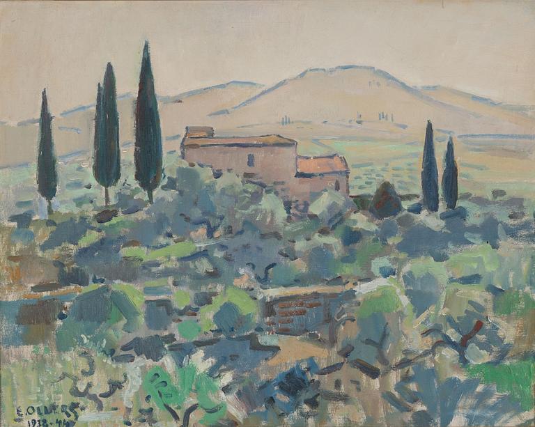 Edvin Ollers, Southern Landscape.