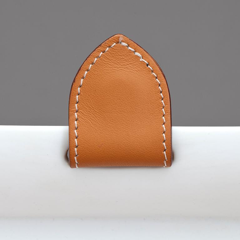 HERMÈS, a unglazed porcelain tray.