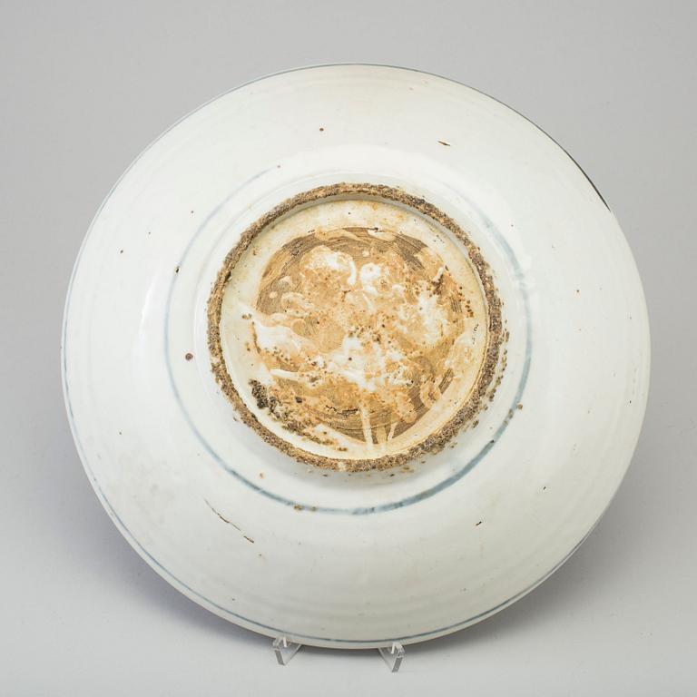 FAT, porslin. Mingdynastin, Swatow (1368-1644).