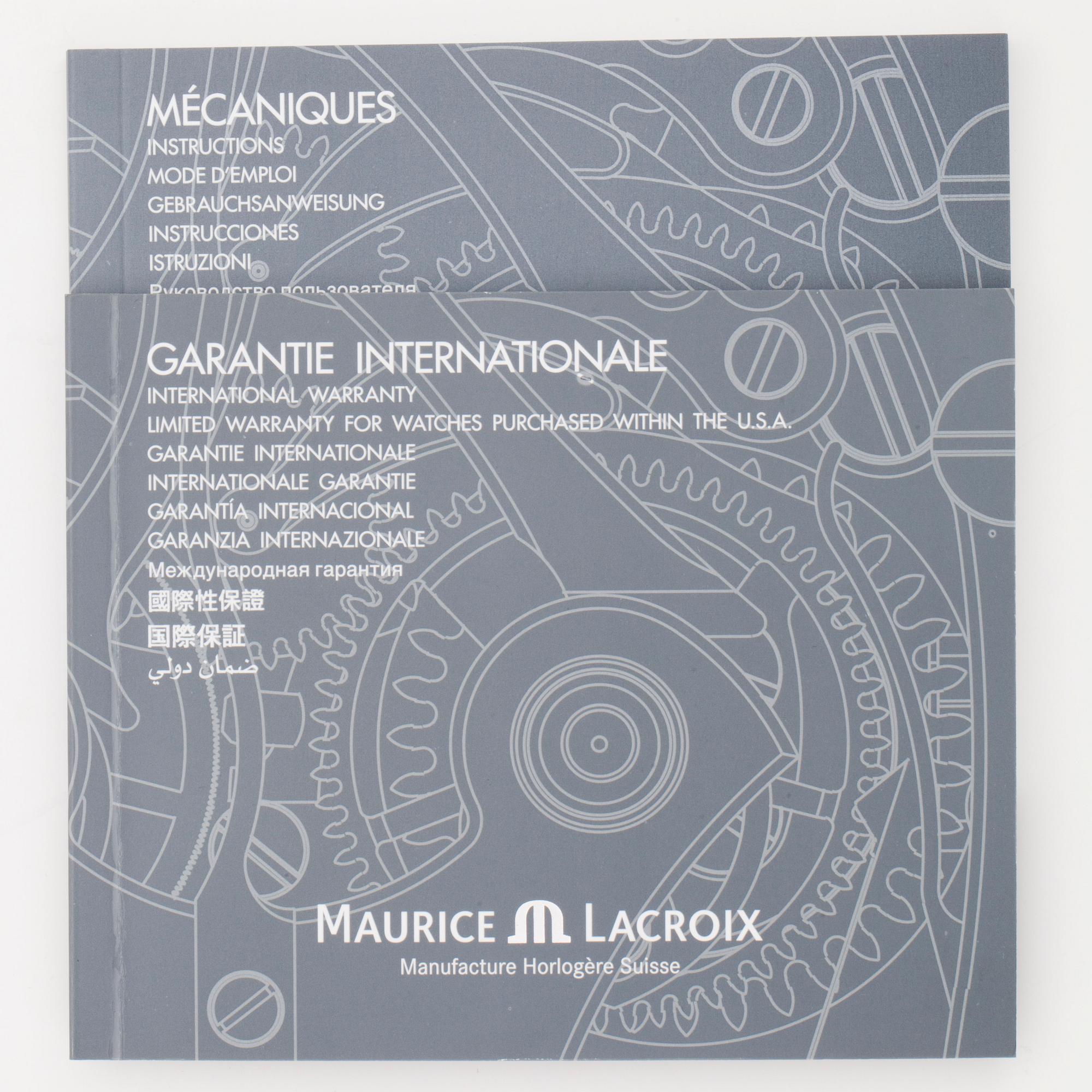 MAURICE LACROIX, Miros, chronograph, wristwatch, 41 mm,