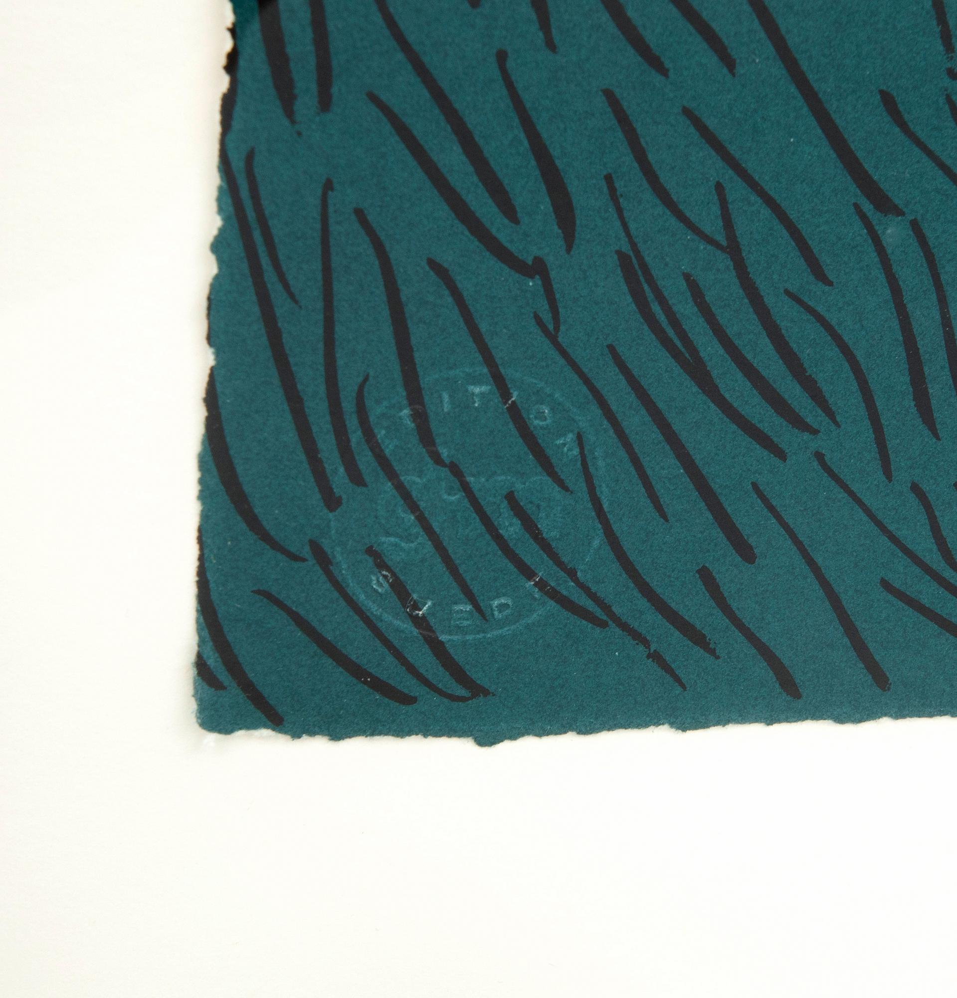 Beverloo Corneille Kvinna med fågel och måne.