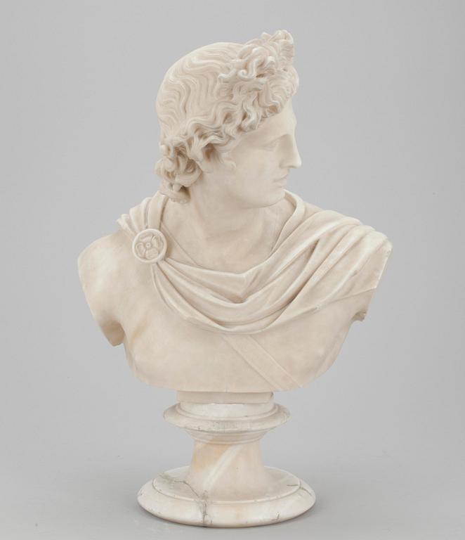 SKULPTUR, marmor, "Apollo di Belvedere", Italien.