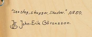John-Erik Göransson, "Sex steg, skuggor, shadow" (No 50).