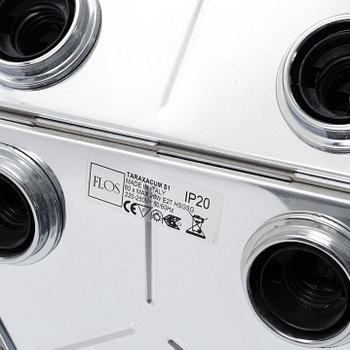 Achille Castiglioni, ca 'Taraxacum S1' ceiling lamp, Flos, Italy.