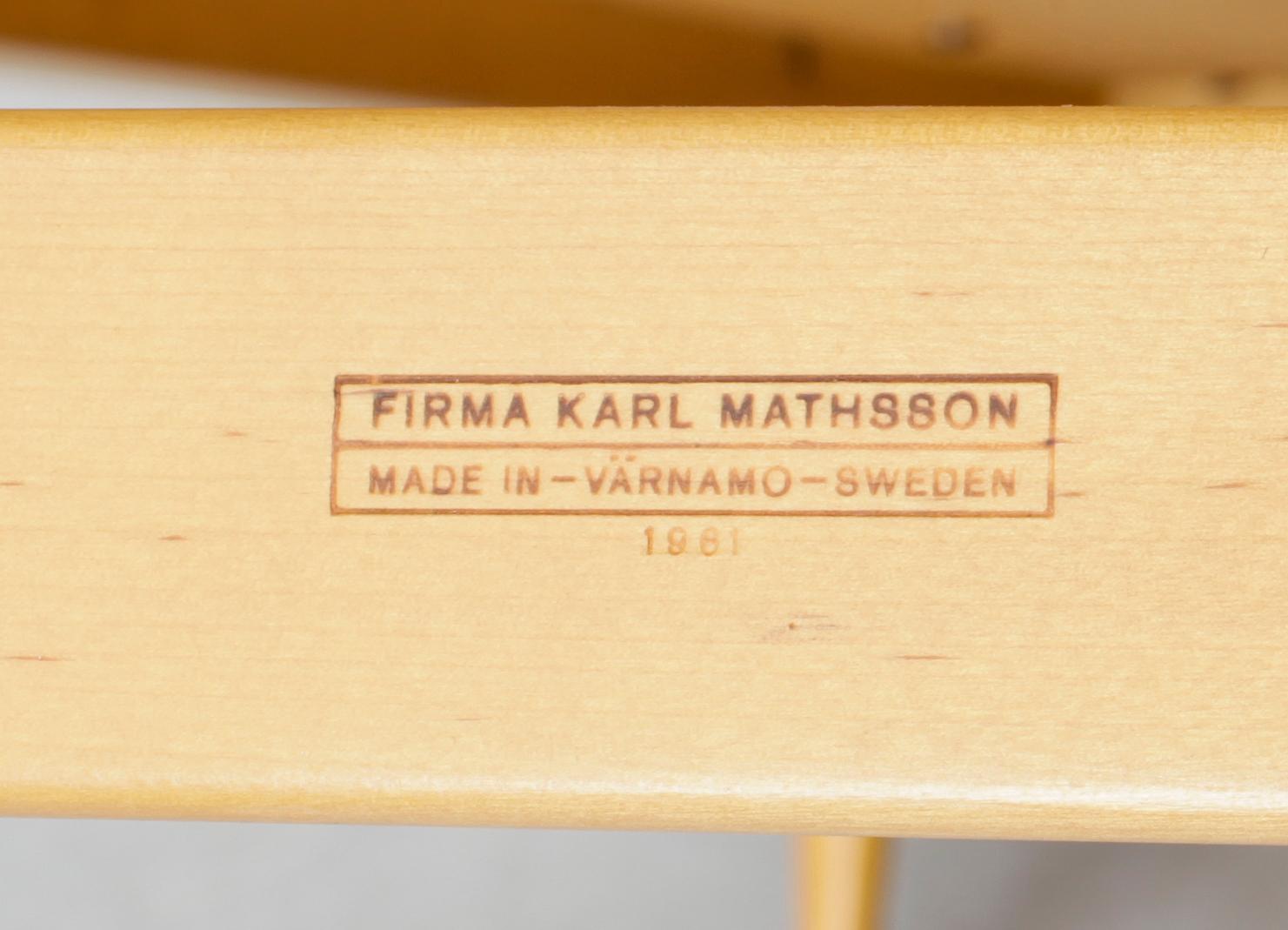 DAGBÄDD "Berlin" Bruno Mathsson, Firma Karl Mathsson, 1900-talets andra hälft.