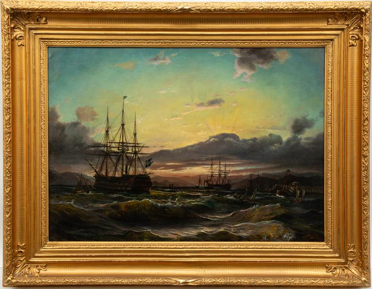 Adolf Nordling, Marin med svenskflaggade fartyg.